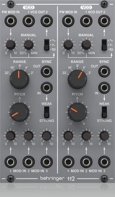 Behringer 112 Dual VCO â modul til modulÃ¦r synthesizer billede