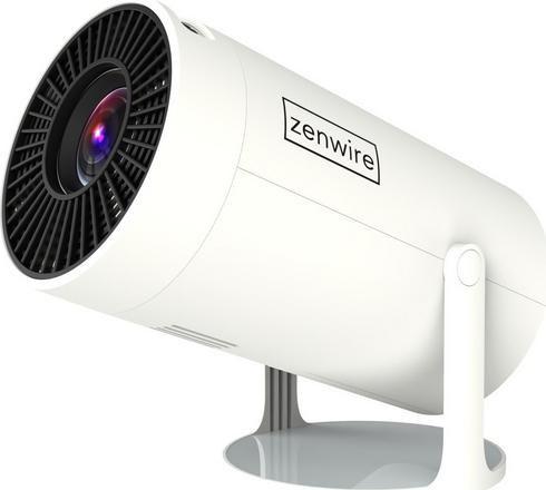 Zenwire R1 bærbar projektor - Full HD, Android, Wi‑Fi, Bluetooth, roterende billede