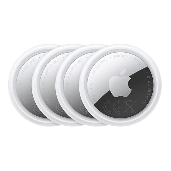 Apple AirTag - 4‑pak, sølv/hvid Bluetooth-tracker