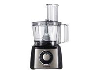 Bosch MultiTalent 3 MCM3501M foodprocessor 2,3 l - børstet rustfrit stål/sort