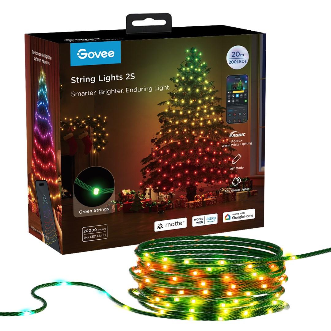 Govee String Lights 2S - 20 m RGBIC lyskæde med 200 LED billede