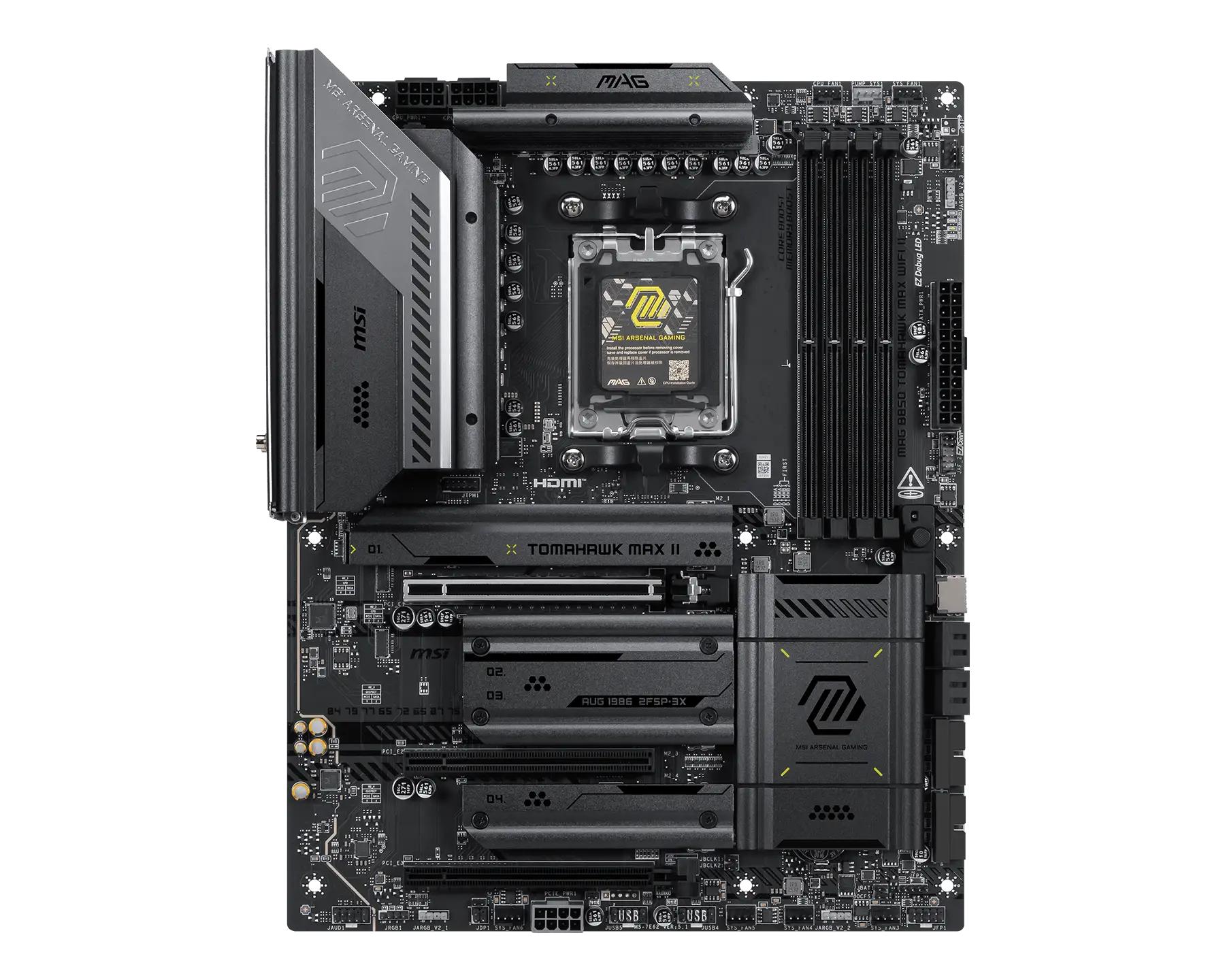 MSI MAG B850 Tomahawk Max WiFi II – ATX AM5 bundkort med AMD B850 billede