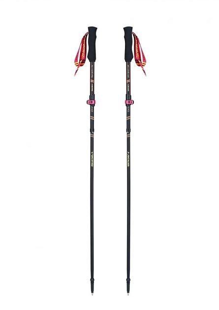 Viking Ketterä Pro Lady vandrestave - sort/fuchsia (sæt á 2) billede