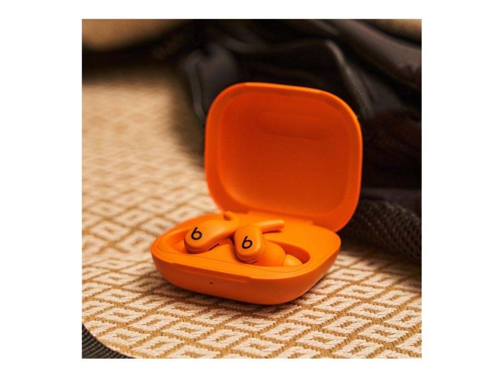 Apple Beats Powerbeats Fit - trådløse trænings-earbuds med sikker pasform - Spark Orange billede