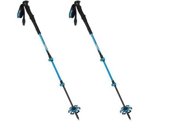 Viking Vario Tour skitouring-/vandrestave - blå/sort (sæt á 2) billede