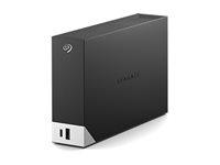Seagate One Touch with hub ekstern harddisk 18 TB USB 3.0 - sort billede