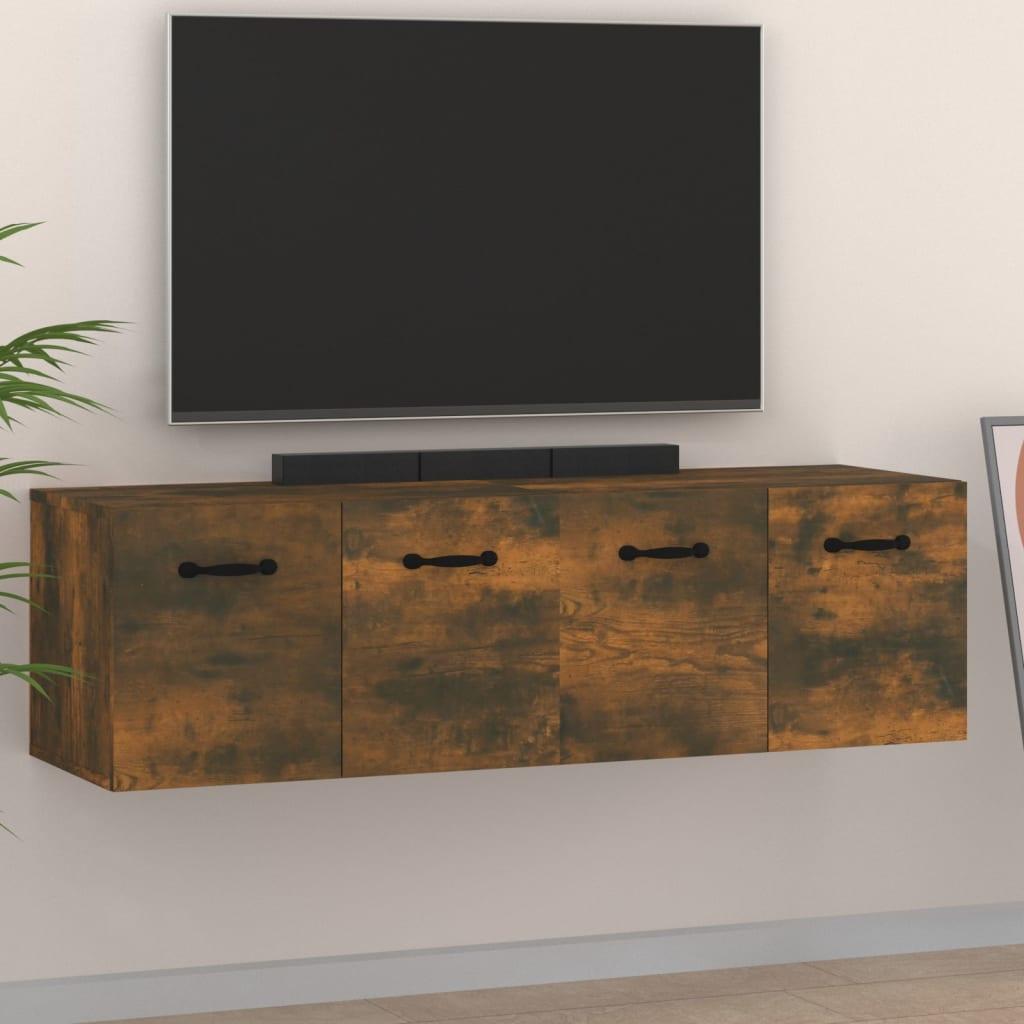Vægskabe 2 stk. 80x35x36,5 cm konstrueret træ sonoma-eg billede