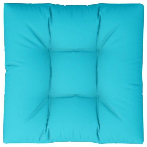 Pallehynde 70×70×12 cm - stof, turkis
