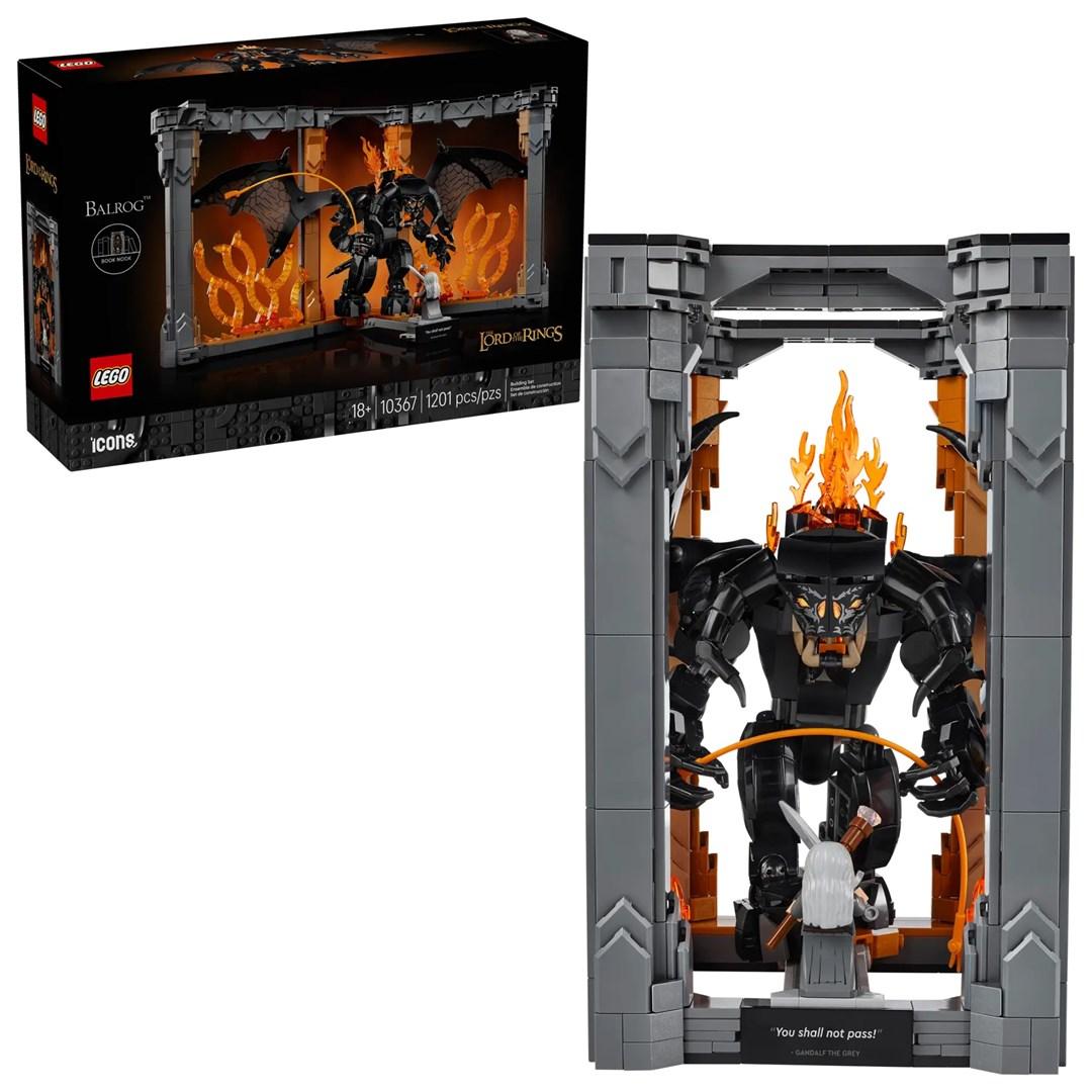 LEGO Icons 10367 Ringenes Herre: Balrog Book Nook byggesæt