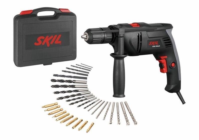 Skil 1021 AD slagboremaskine 850 W med kuffert billede