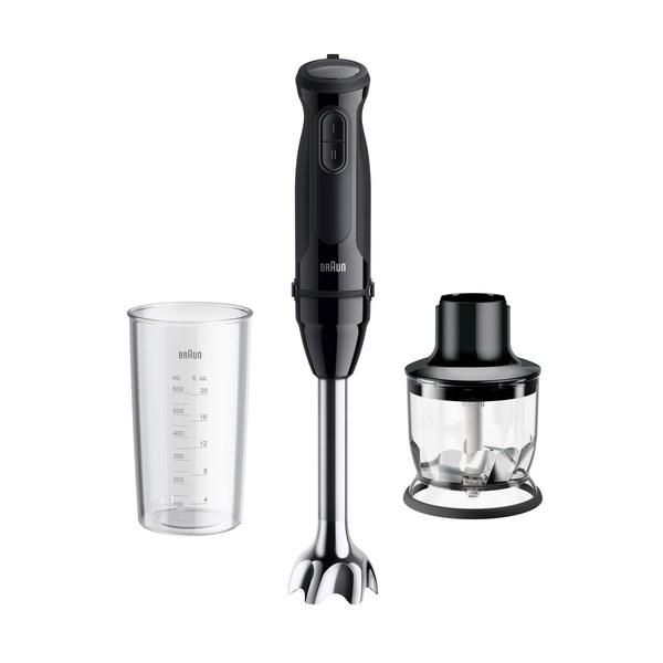 Braun MultiQuick 3 MQ30201M stavblender 0,6 l - 900 W, sort/satin stål billede