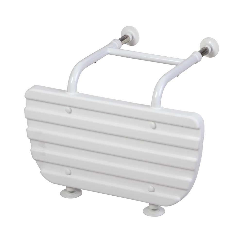 SUNDO badekar-forkorter med sugekopper - justerbar dybde 30-40 cm, hvid billede