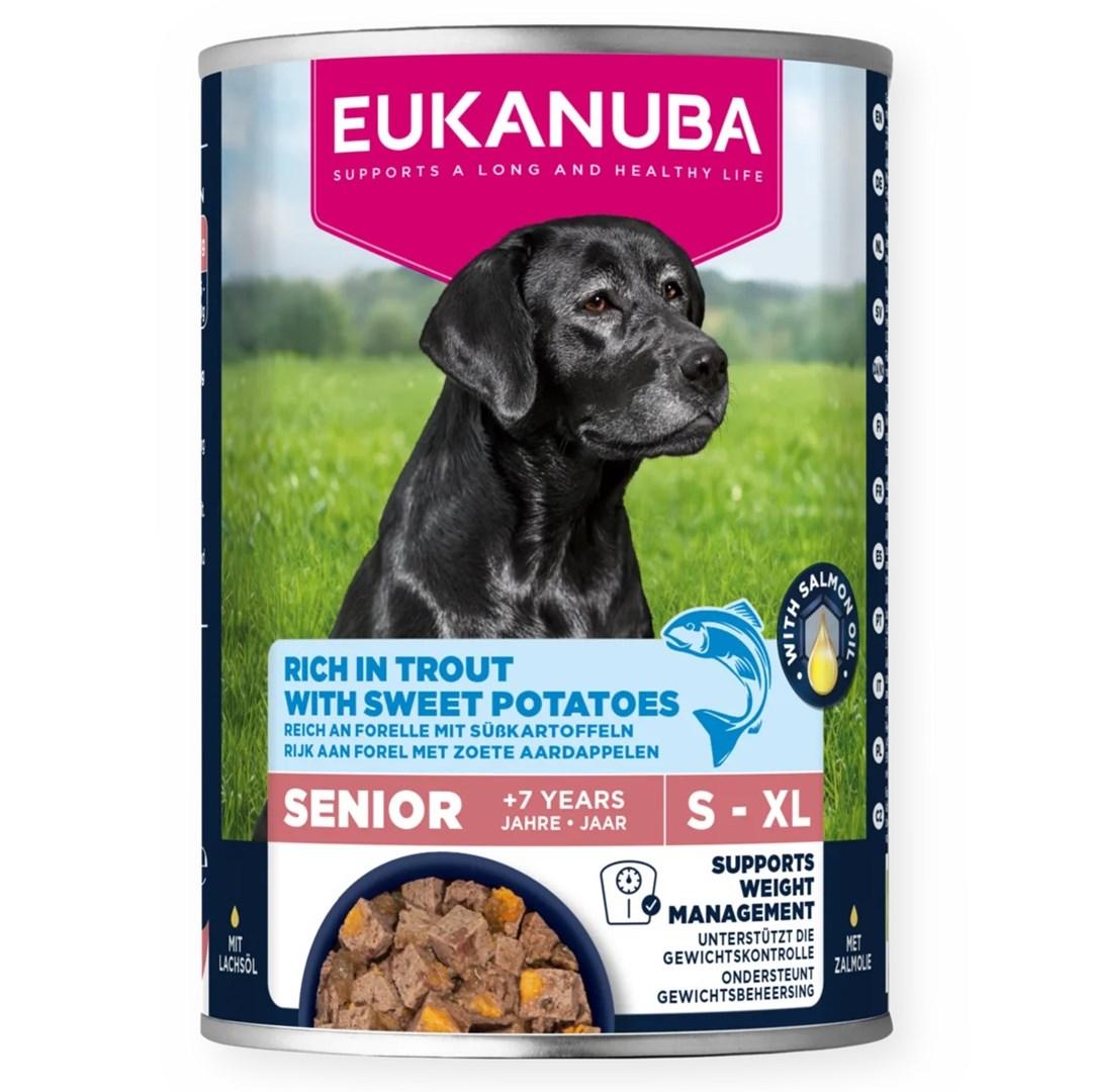Eukanuba Life Care Senior - vådfoder med ørred og søde kartofler, 400 g billede