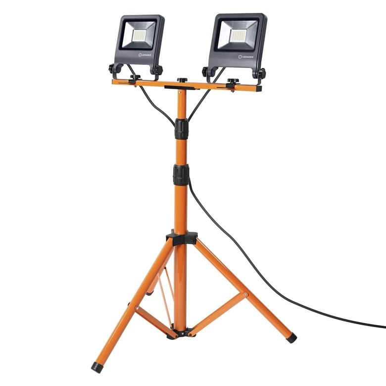Ledvance LED arbejdslampe på stativ - 2×30 W, 6.000 lm, IP65 billede