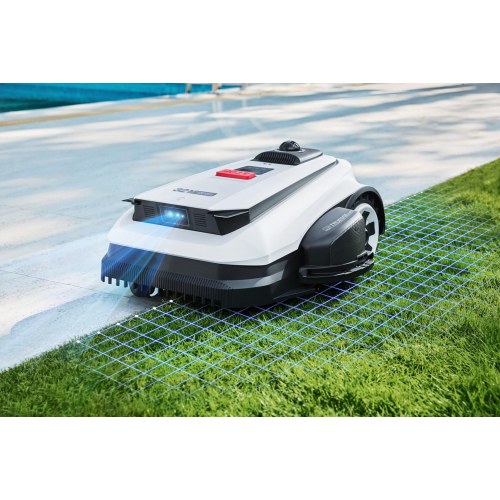 ECOVACS GOAT A1600 LiDAR PRO robotplæneklipper - sort/hvid