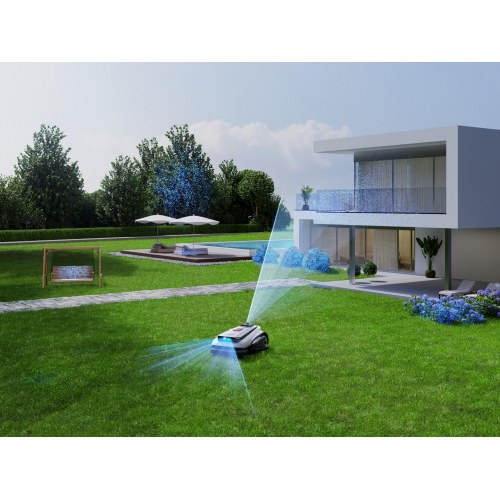 ECOVACS GOAT A1600 LiDAR PRO robotplæneklipper - sort/hvid