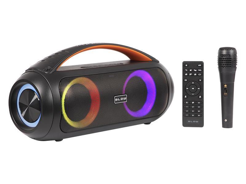 BLOW Boombox trådløs højttaler med LED-lys og mikrofon billede
