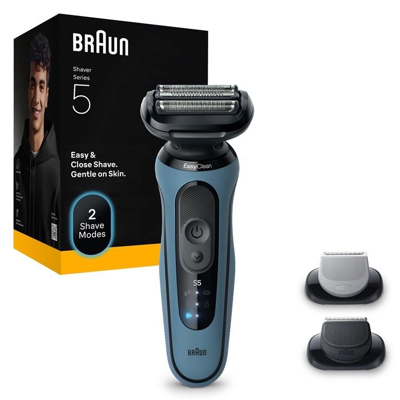 Braun Series 5 barbermaskine â Light Blue (52-A1650s) billede