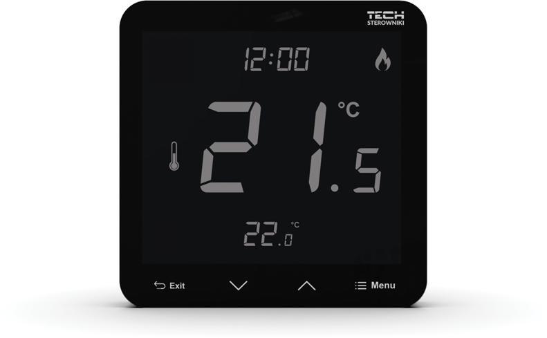 TrÃ¥dlÃ¸s rumregulator - sort R-10S PLUS billede