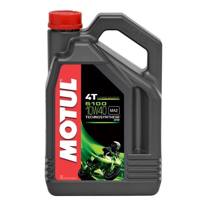 Motul 5100 4T 10W-40 motorolie - 4 l billede
