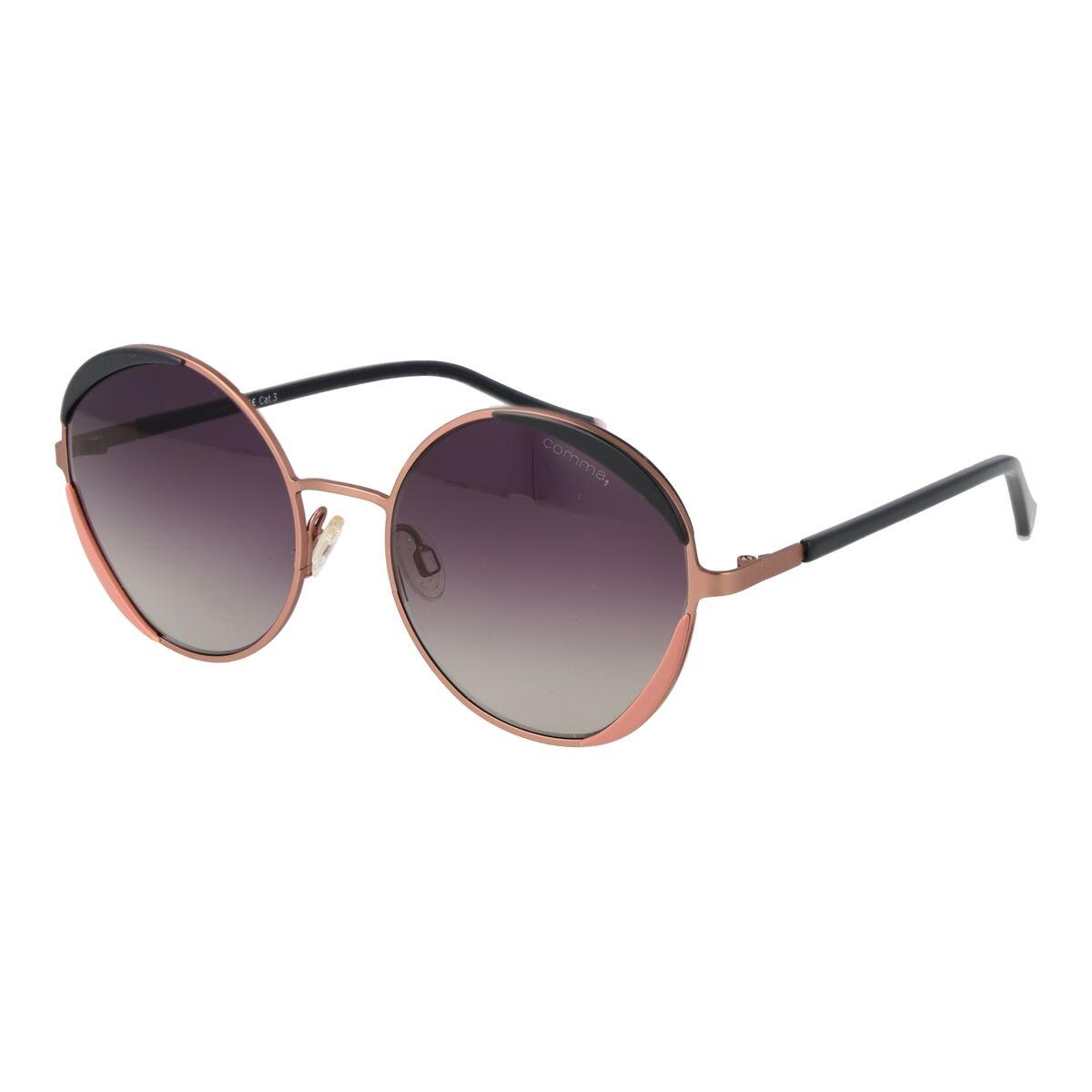 Comma 77241 5501 - runde damesolbriller med UV400 billede