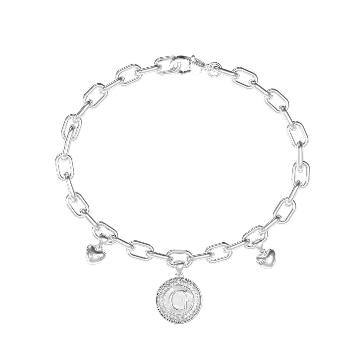 Guess JUBB06200JWRHS armbånd til kvinder - sølvfarvet charm-armbånd billede