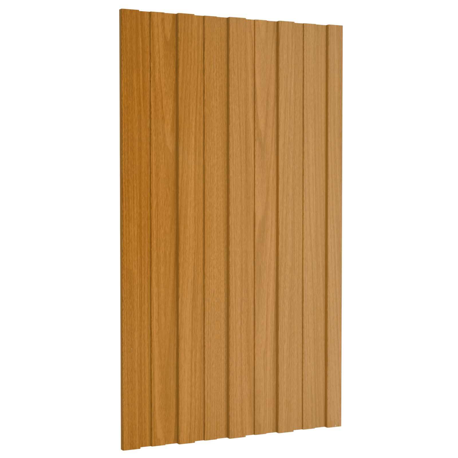 Tagpanel 12 stk Naturfarvet 80 x 45 cm Galvaniseret stål billede