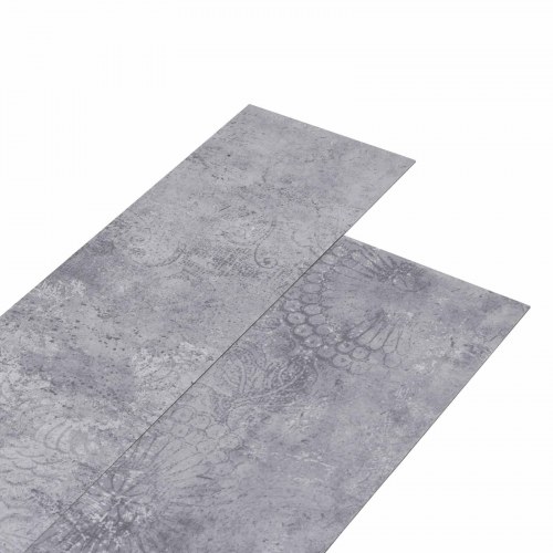 Selvklæbende Gulvplank 32 stk Cement Grå 4,46 m² PVC