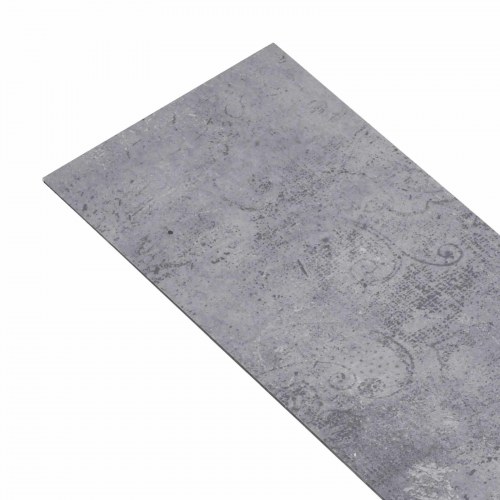 Selvklæbende Gulvplank 32 stk Cement Grå 4,46 m² PVC