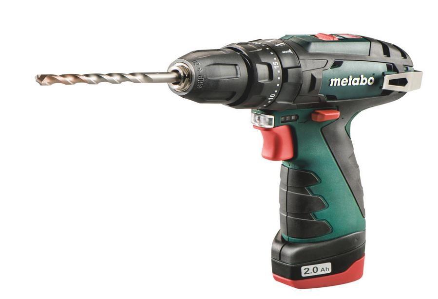 Metabo PowerMaxx SB 10,8 V slagnøgle/skruemaskine - 34/17 Nm, 2×2,0 Ah Li-ion (Basic) billede