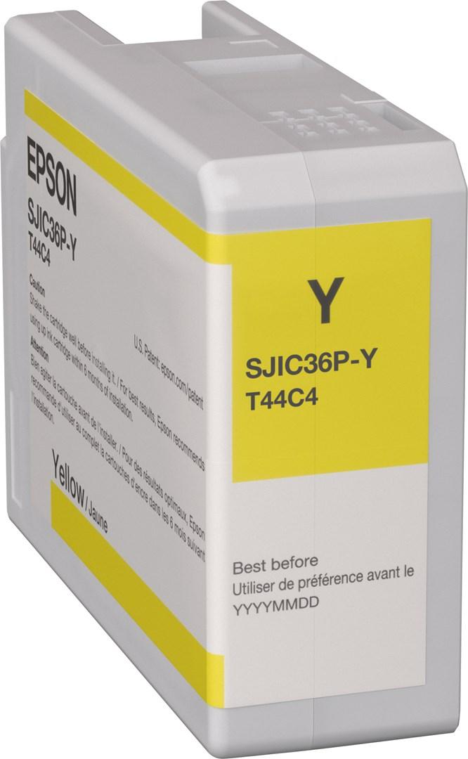 Epson SJIC36P-Y blækpatron - Gul (Yellow)