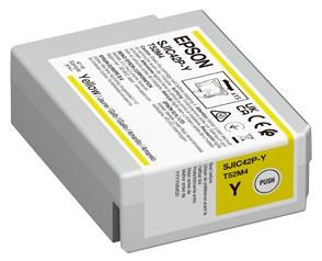 Epson SJIC42P-Y blækpatron - Original, gul (1 stk.) billede