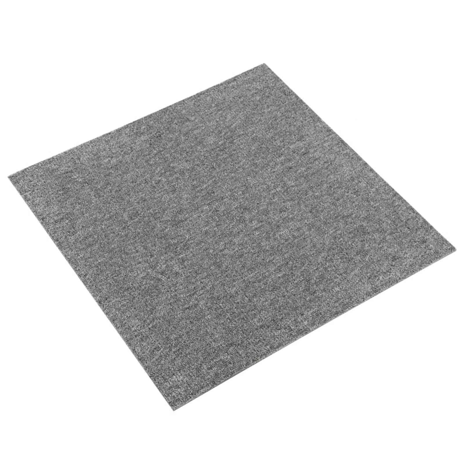 Tæppe 20 stk Grå 50 x 50 cm 100% Polypropylen billede