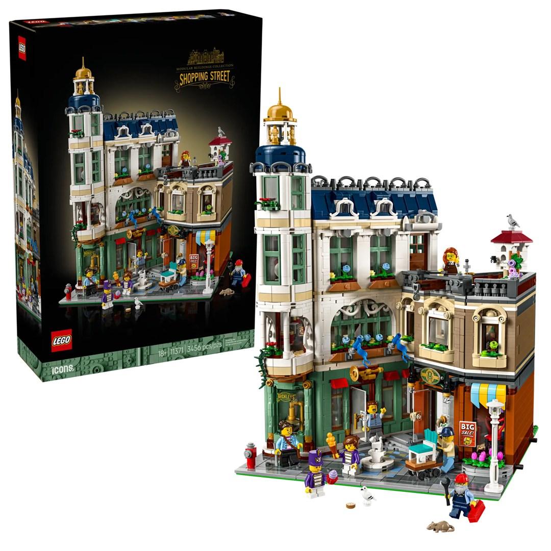 LEGO Icons 11371 Shopping Street - byggesæt til voksne (18+)