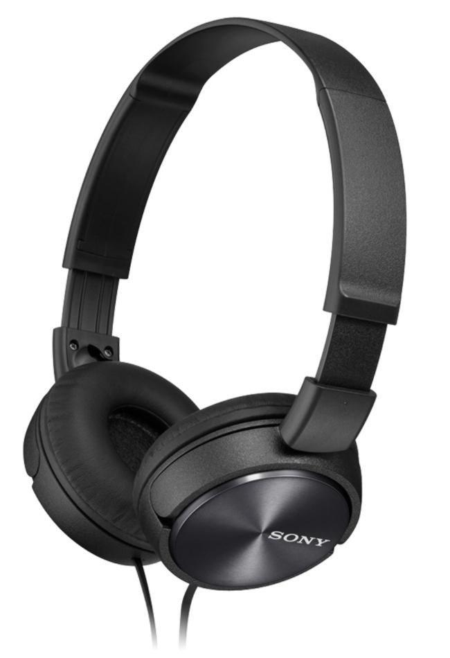 Sony MDR-ZX310AP - ZX Series - hovedtelefoner med mik. - fuld størrelse - kablet - 3,5 mm jackstik - sort
