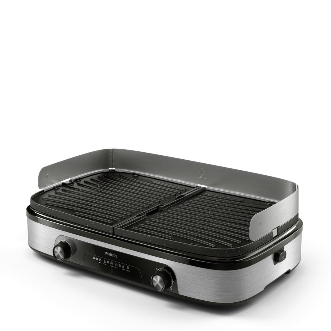 Philips HD6222/90 elgrill - kontaktgrill med 2 zoner, 2.400 W billede