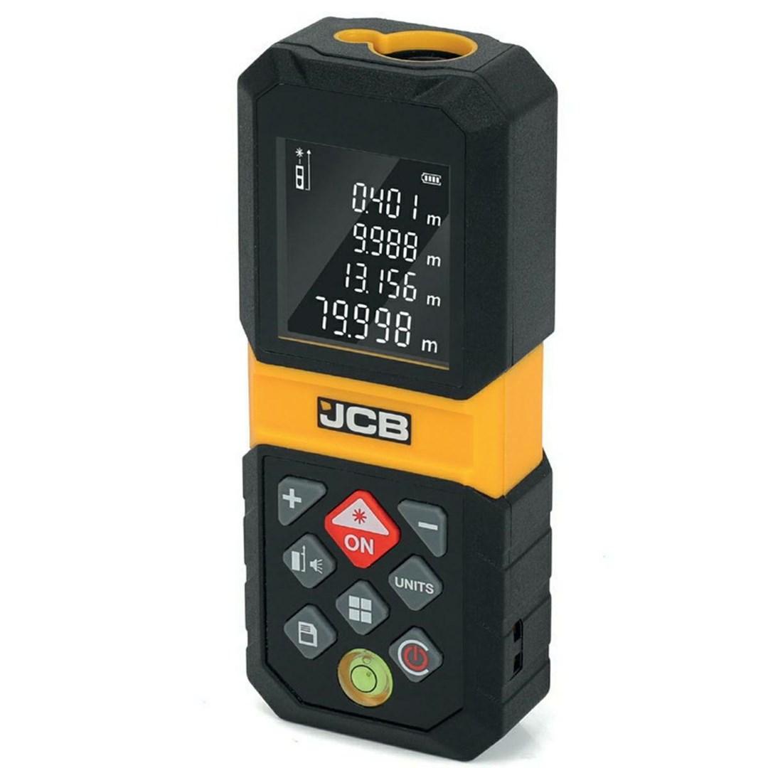 JCB laser afstandsmåler 80 m - digital måling til byggeri og renovering billede