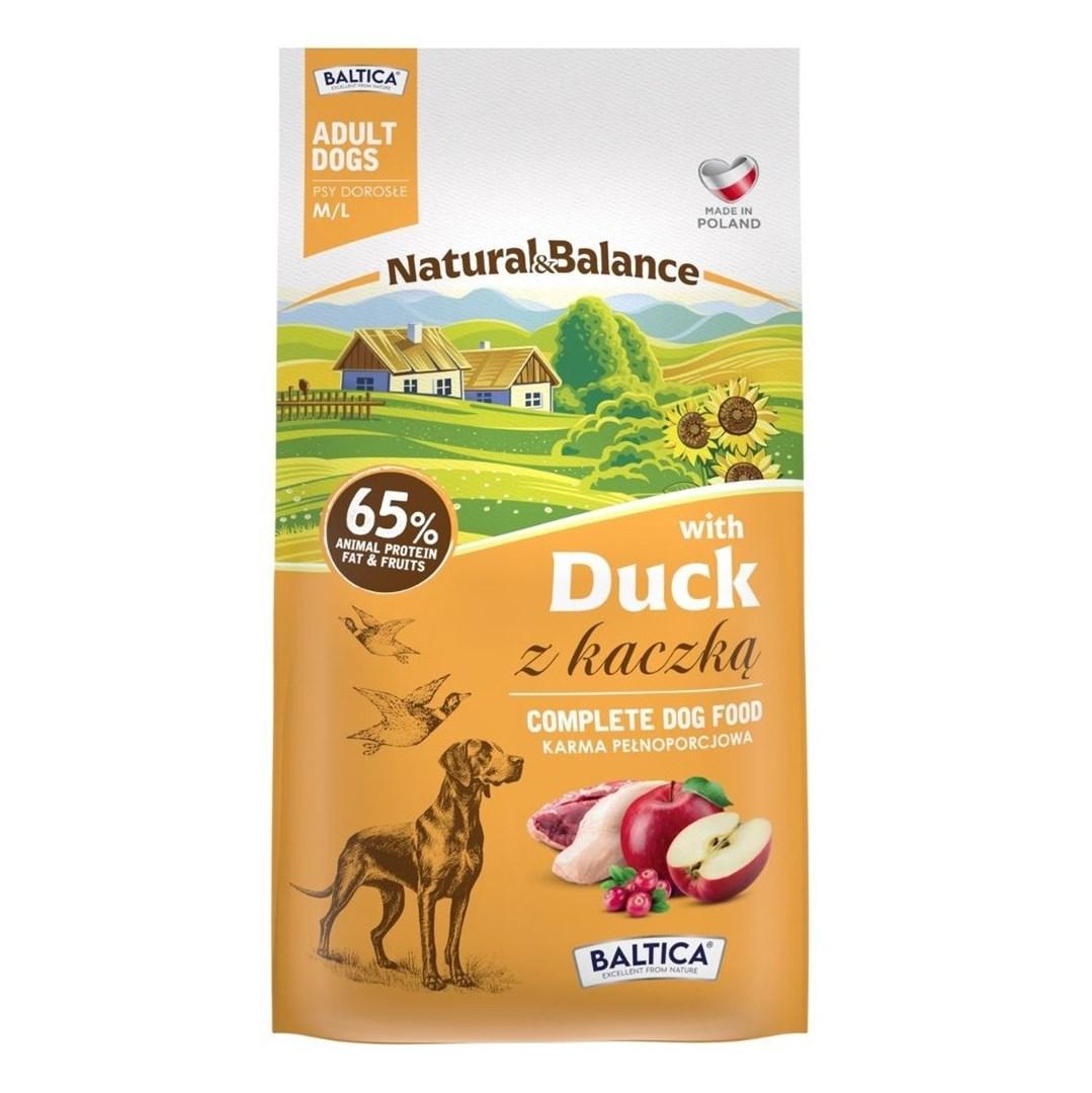 BALTICA Natural & Balance Duck M/L – tørfoder til hund – 3 kg billede