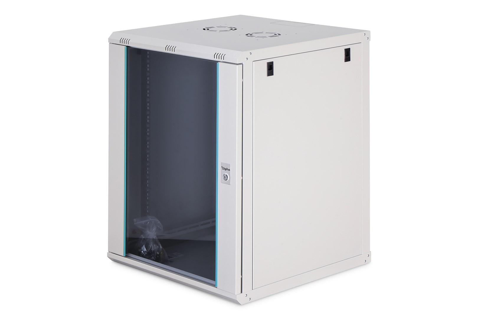 DIGITUS Dynamic-N vægskab - 600 × 600 mm (B × D), usamlet billede