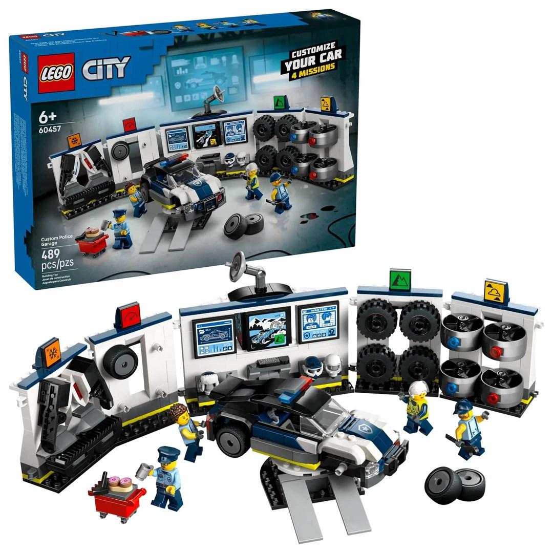 LEGO City 60457 - Specialbygget Politigarage (489 dele) billede