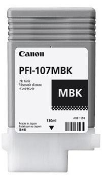 Canon PFI-107MBK blæktank 130 ml - mat sort (original)