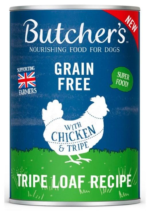 Butcher’s Original Tripe – kylling & kallun paté vådfoder til hund – 400 g billede