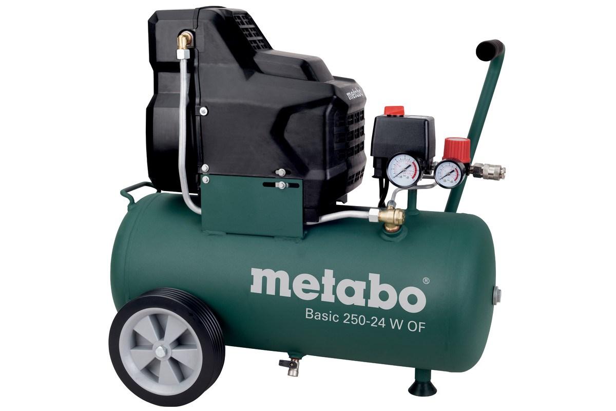 Metabo Basic 250-24 W OF oliefrikompressor 230 V - 24 l billede