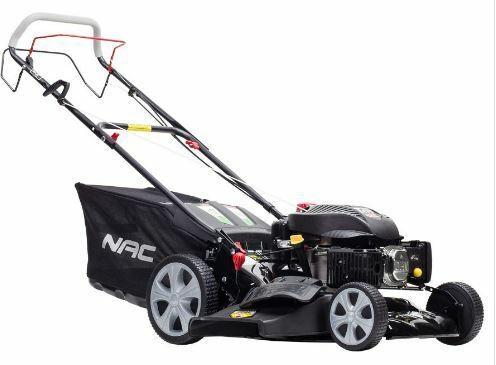 NAC LS46-146 benzindrevet plæneklipper - 46 cm klippebredde, selvkørende billede