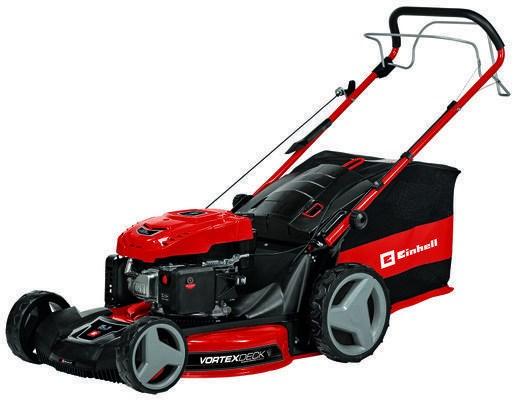 Einhell GC-PM 56/2 S HW benzindrevet plæneklipper - 56 cm, sort/rød billede