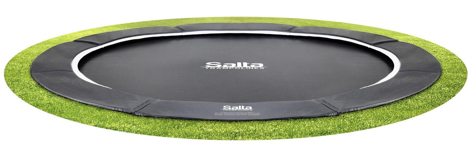 Salta 5065A rund havetrampolin 366 cm - over-jord, coil-fjedre, sort billede