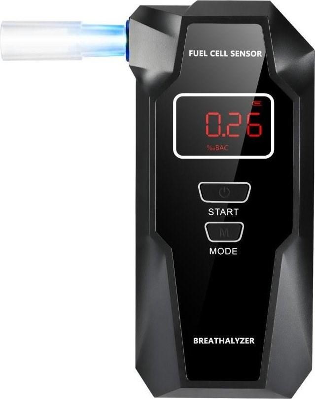 ALCOALERT Handy alkoholmåler med elektrochemisk sensor - sort billede