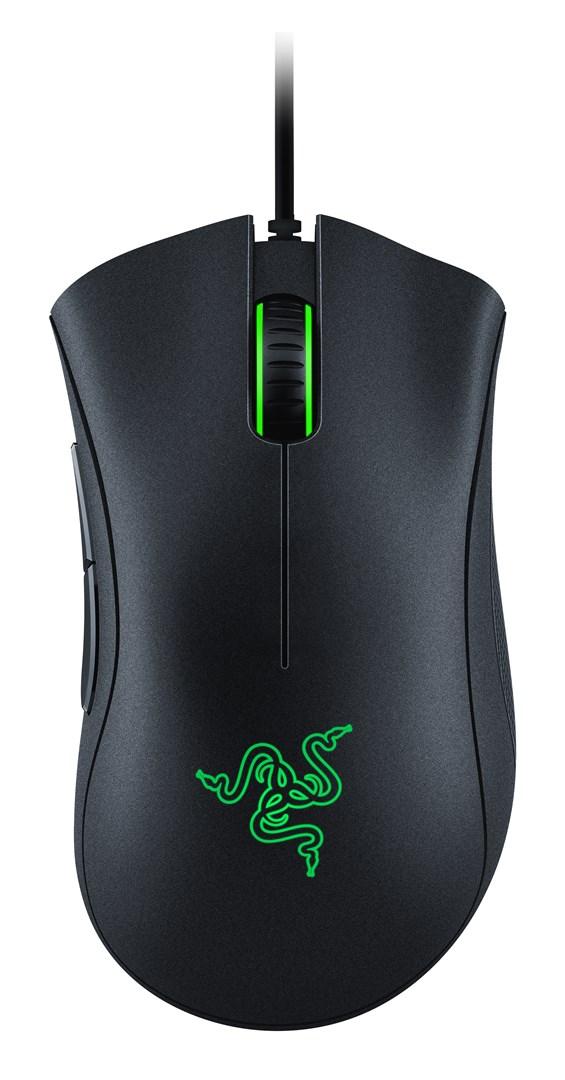 Razer DeathAdder Essential optisk gamingmus med kabel, 6.400 DPI, 5 knapper, højrehåndet - sort