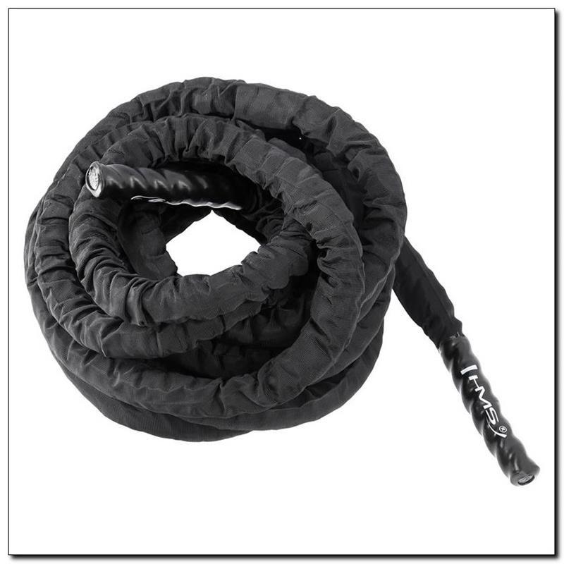 HMS RP03 battle rope - 12 m, 3,8 cm, sort billede