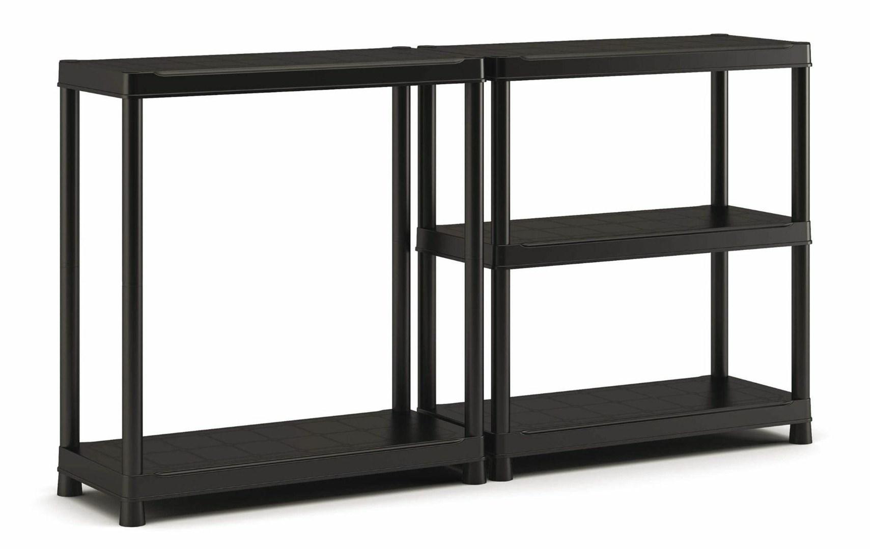 Keter reolsystem i plast - 5 hylder, 90 × 45 × 182 cm billede